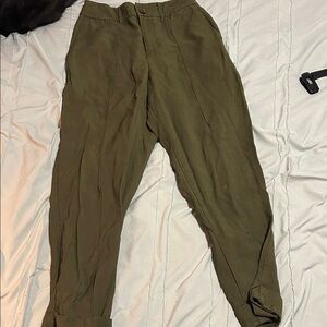 a new day Women's Khaki Green Slacks
